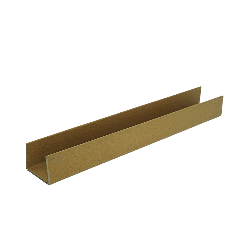 Protection d'angle en papier en forme de U pour emballage de tuyaux et d'articles cylindriques