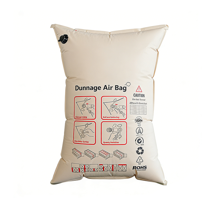 Sac de fardage en papier kraft certifié RoHS et recyclable avec double valve anti-tempête pour l'expédition