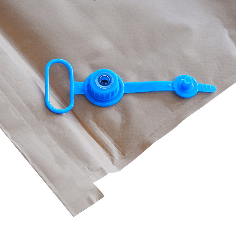 Sac de fardage en papier kraft certifié RoHS et recyclable avec double valve anti-tempête pour l'expédition